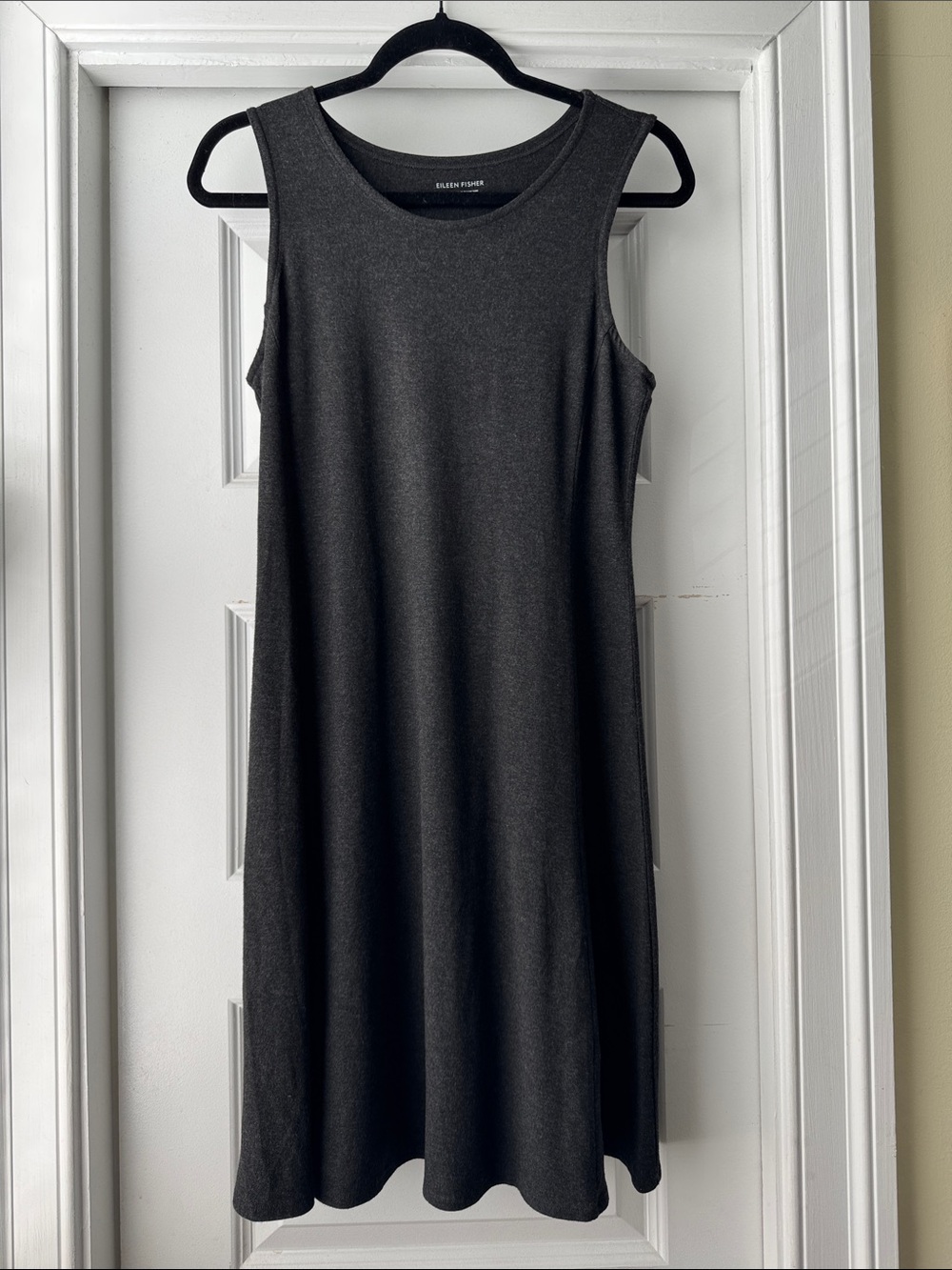 Eileen Fisher sleevess swing dress xs
